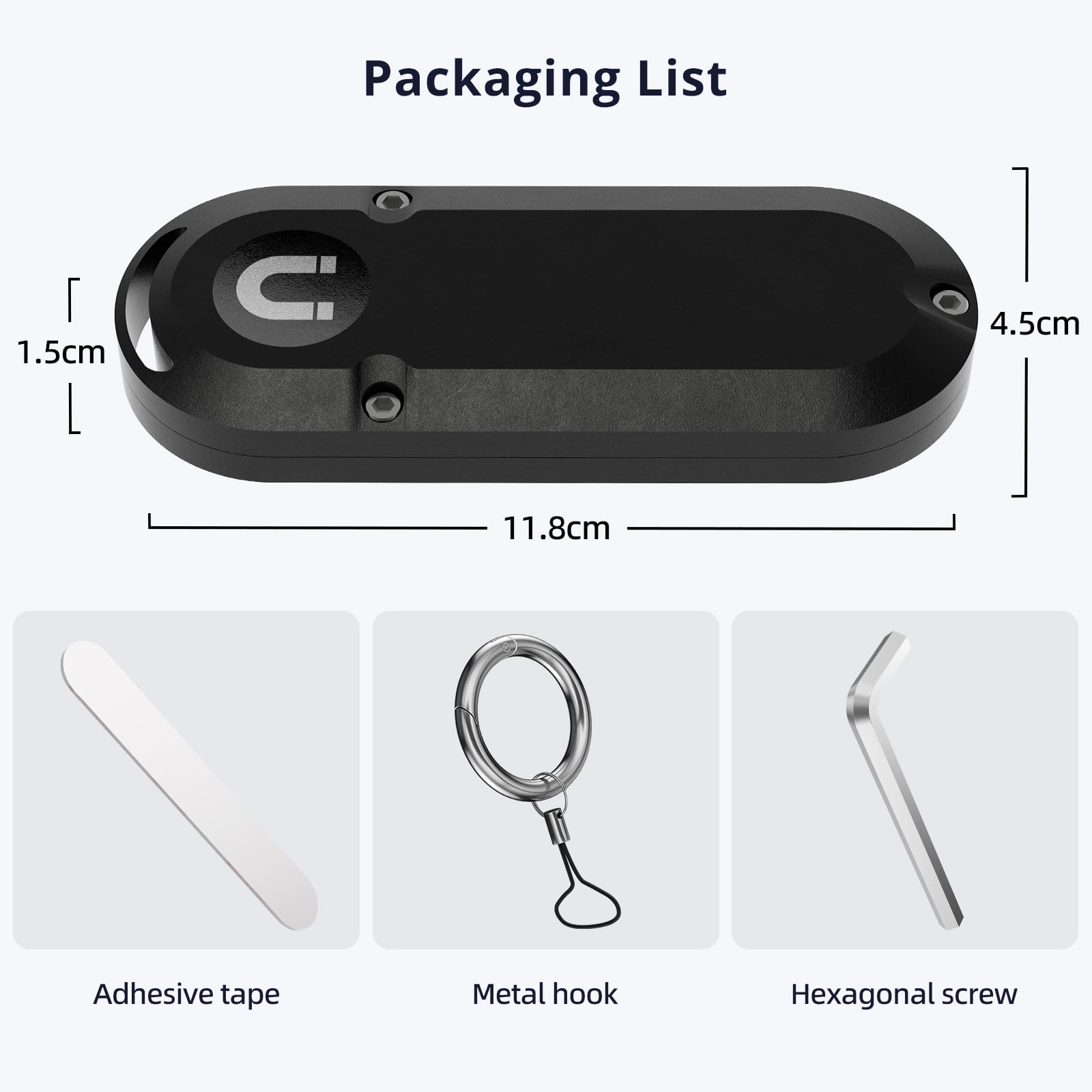 Amazon.co.jp: 拡張バッテリーケース Airtag (4個) 対応 単3形電池