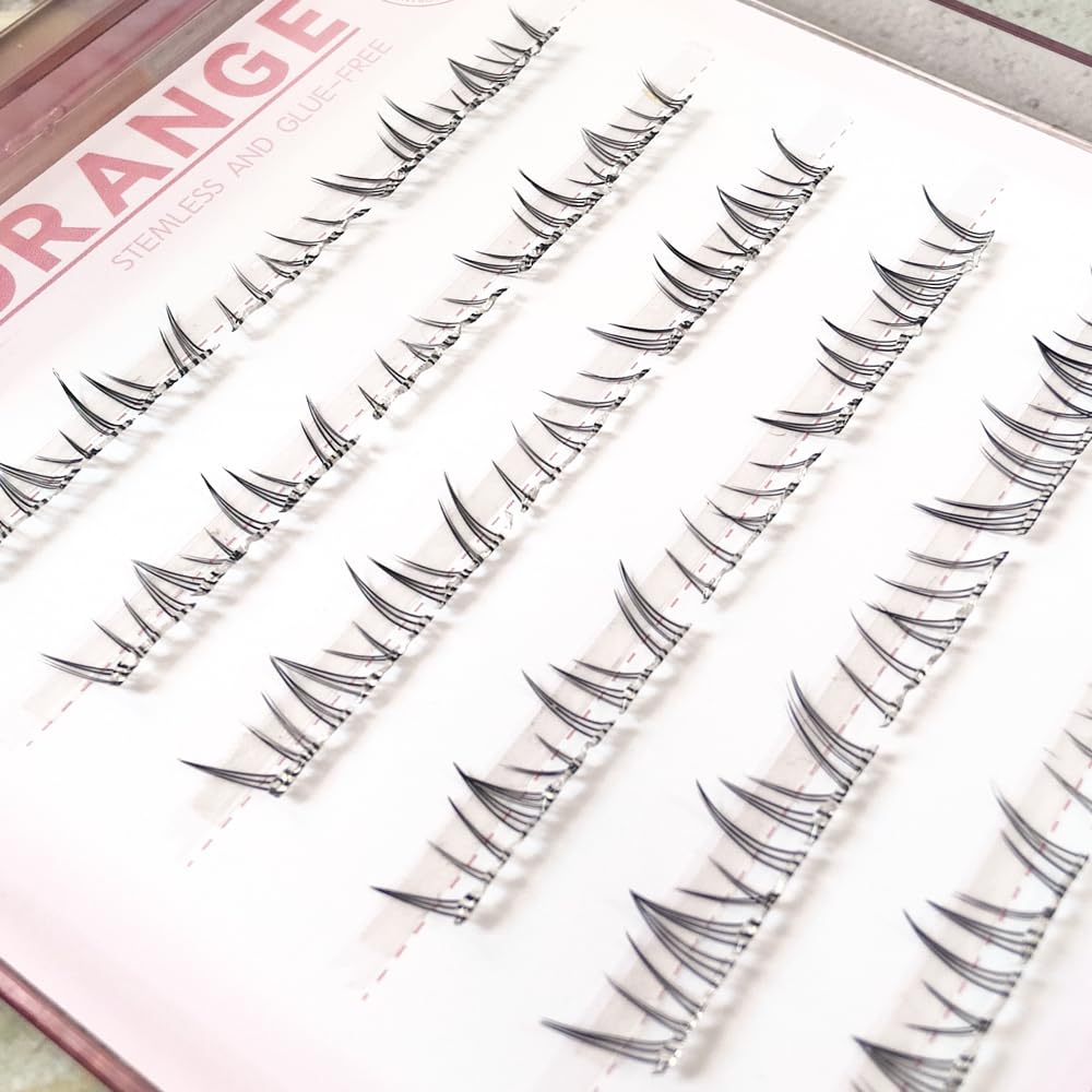 Self Adhesive Bottom Lashes Cluster DIY Lash Extension Lower Eye Lashes Individual Lashes Soft Manga Bottom Cluster Invisible