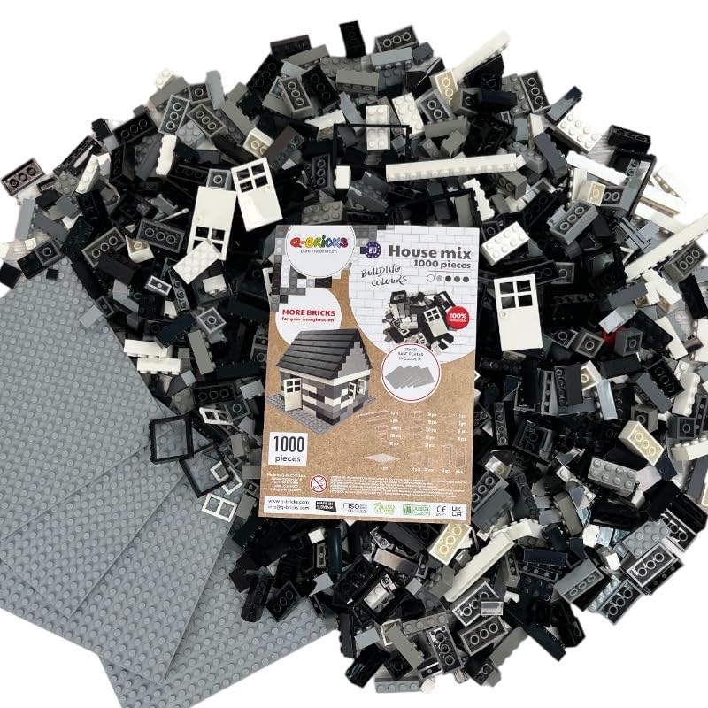 Q-Bricks K creativo con mattoncini classici | Set da 1000 | FindTheDeal