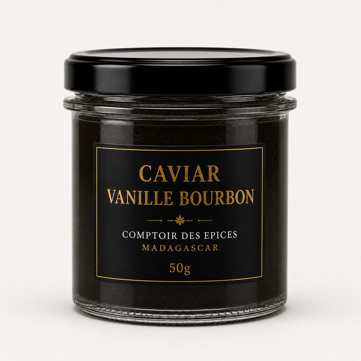 Caviar de Vanille 50g – Pulpe Pure de Vanille Noire Gourmet Madagascar – Qualité Ultra Premium – Direct Producteur Mada Organic – Idéal Pâtisserie & Gastronomie
