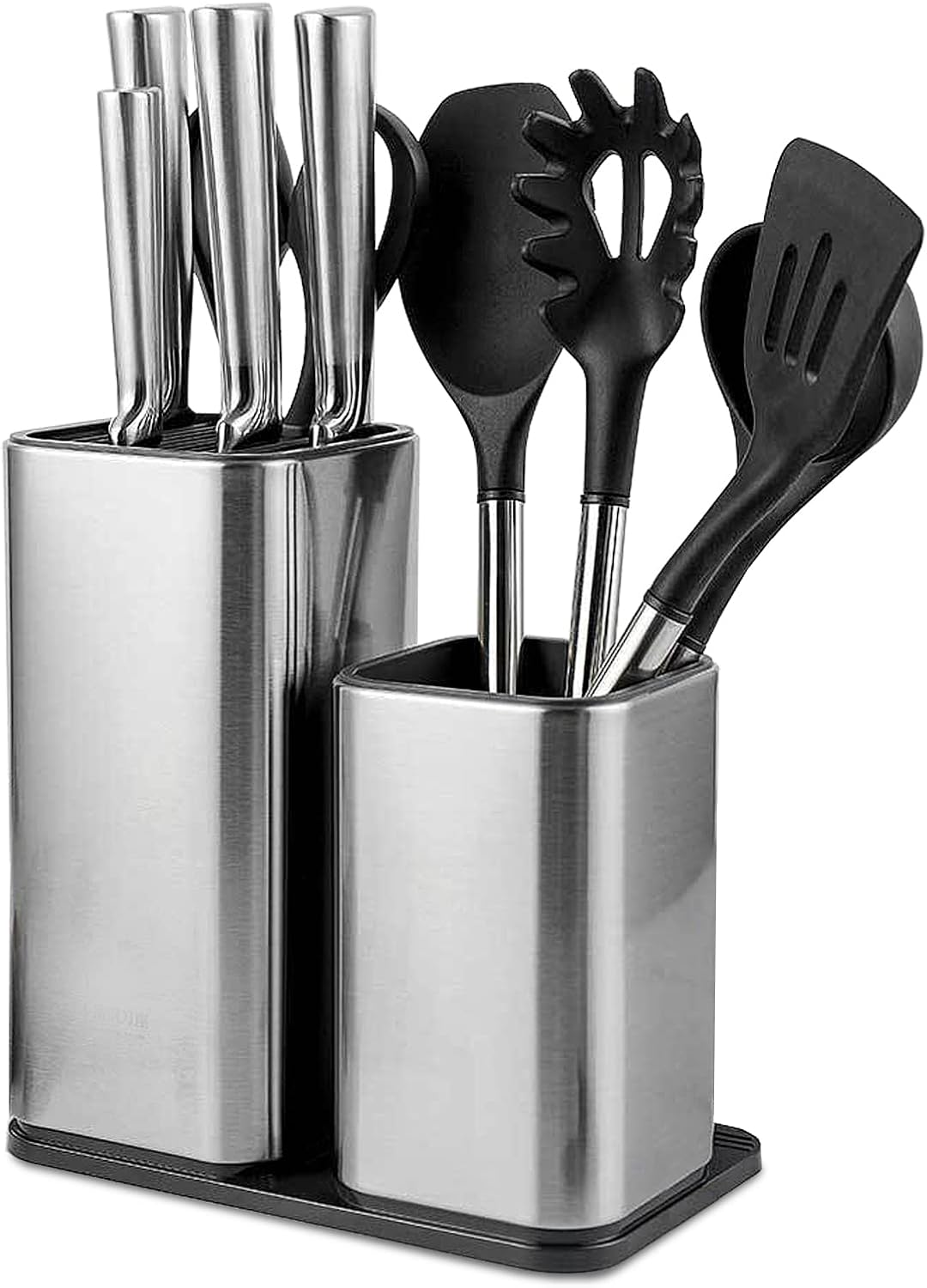 Universal Knife Block Without Knives, Knife Block Holder with Slots