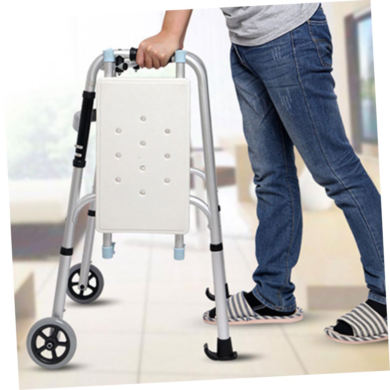 minkissy 12pezzi Sci Antiscivolo Per Deambulatori Per Camminatori Stabilizzante Per Impervi Facile Installazione Accessori Per