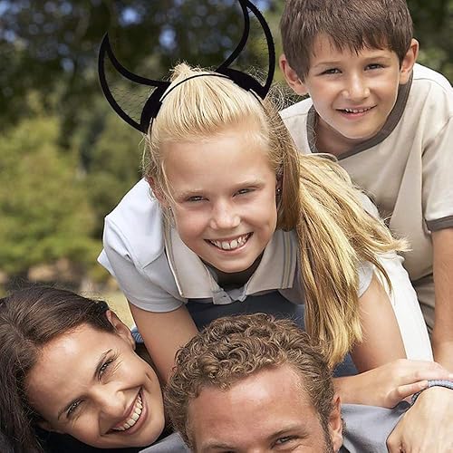 Miniatura 3 de LaZimnInc 2 piezas de diadema de Halloween, tocado de araña, tocado para festival, cosplay