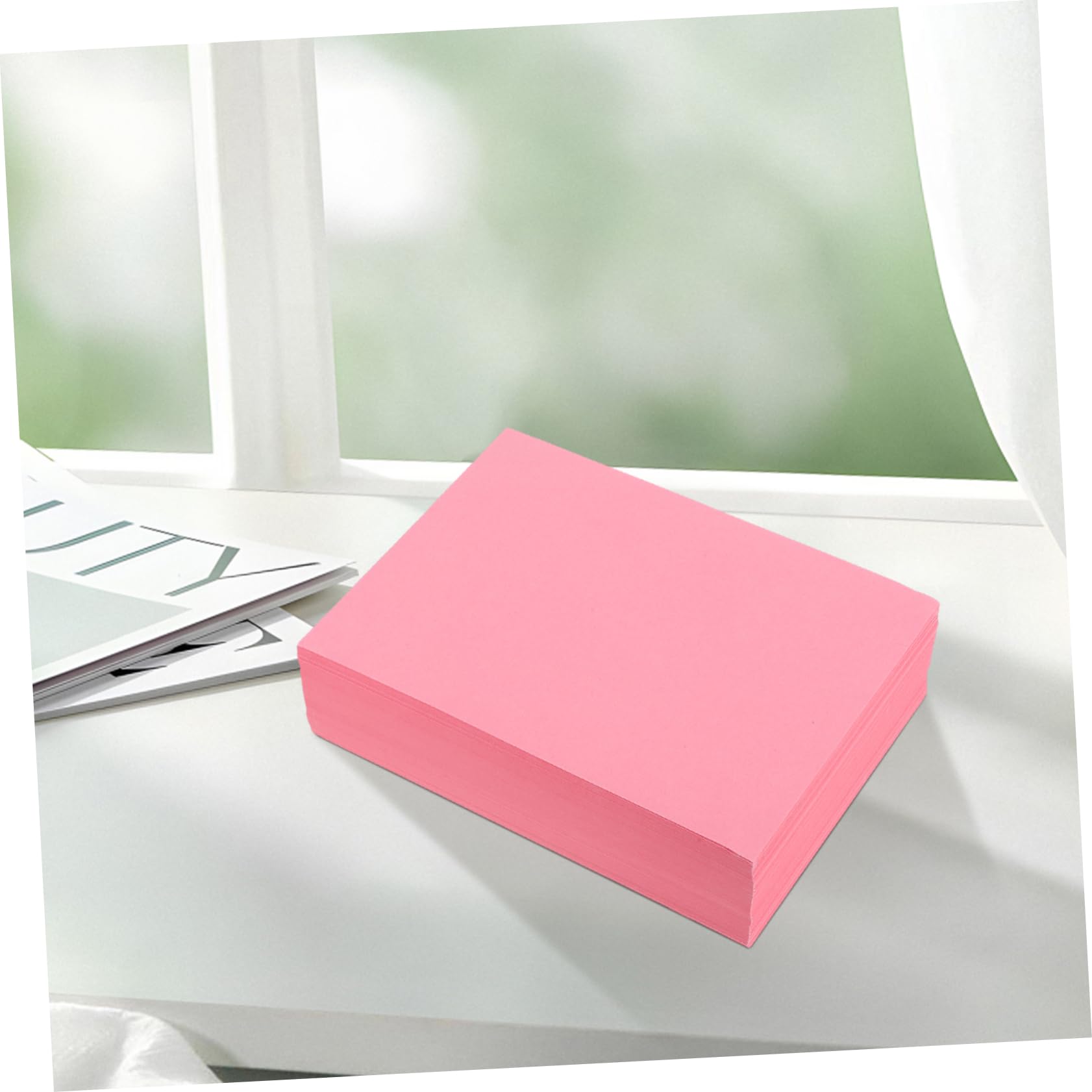 Housoutil 500 Pezzi Carta Colorata Rosa M² per Stampanti e Fotocopie Carta Spessa per Ufficio Scuola e Progetti Creativi DIY Fogli Versatili per Scrapbook e
