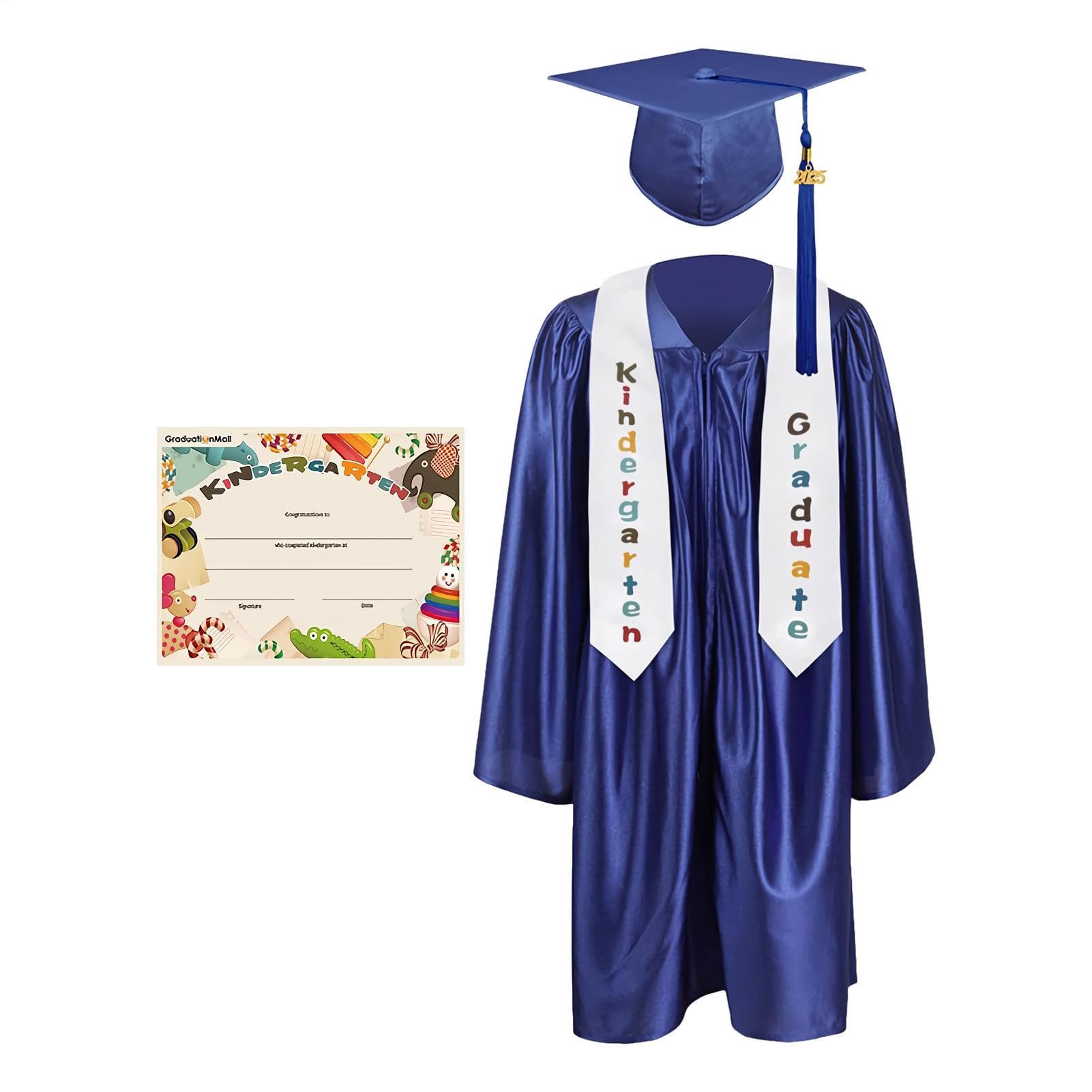 Gorra y toga de graduación infantil para regalo de fin de curso 8