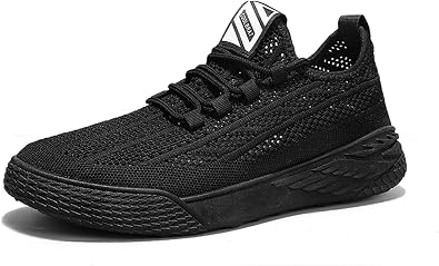 Mens Walking Shoes Slip-on Sneakers Breathable Mesh Running Shoes Lightweight Non Slip Hiking Shoes