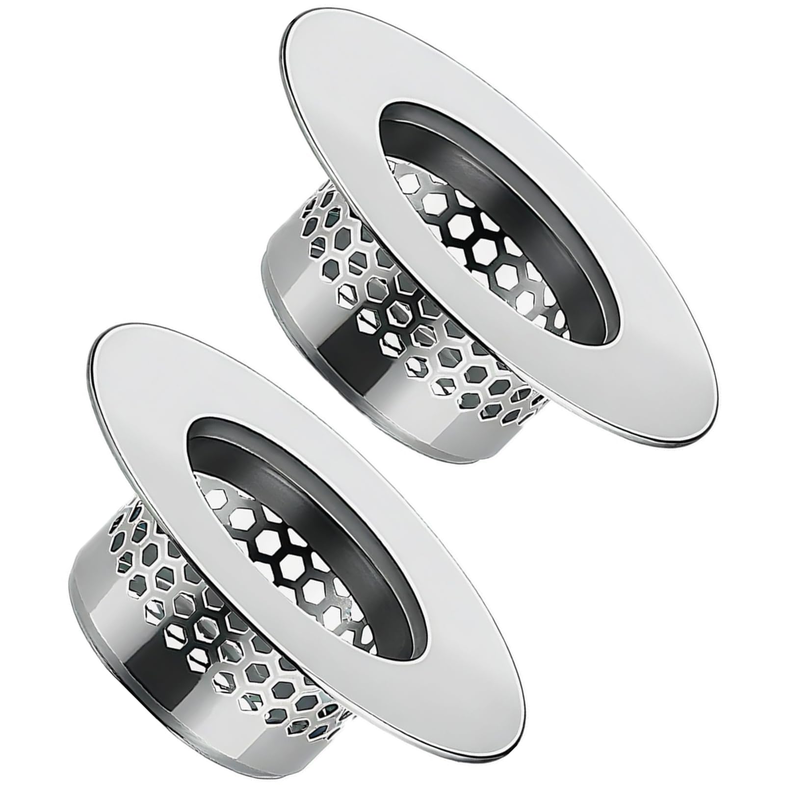 Rustproof Sink Strainer for Bathroom Bowl and Tub Drain Efficient Debris Catcher Smooth Outside Simple Maintenance Bathroom Sink Hair Catcher