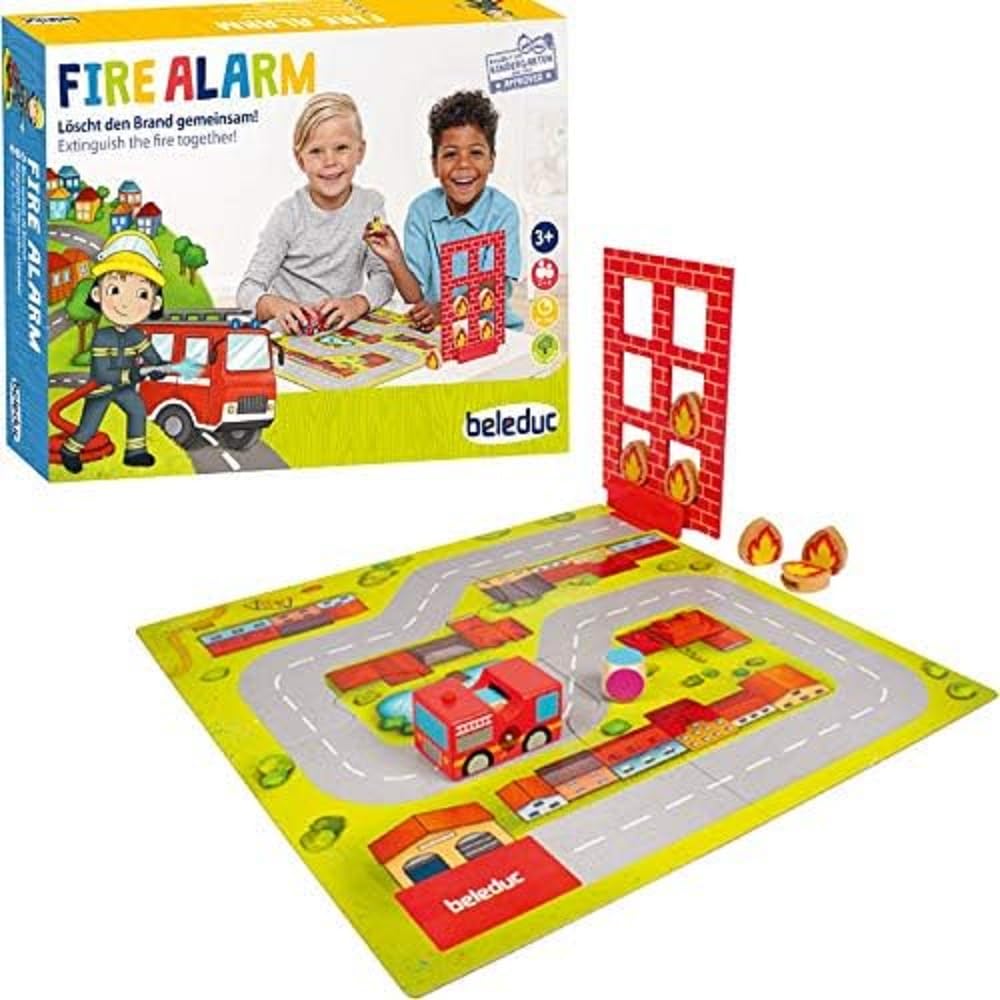 Beleduc Fire alarm cooperative board game with color regocnition,  years and up