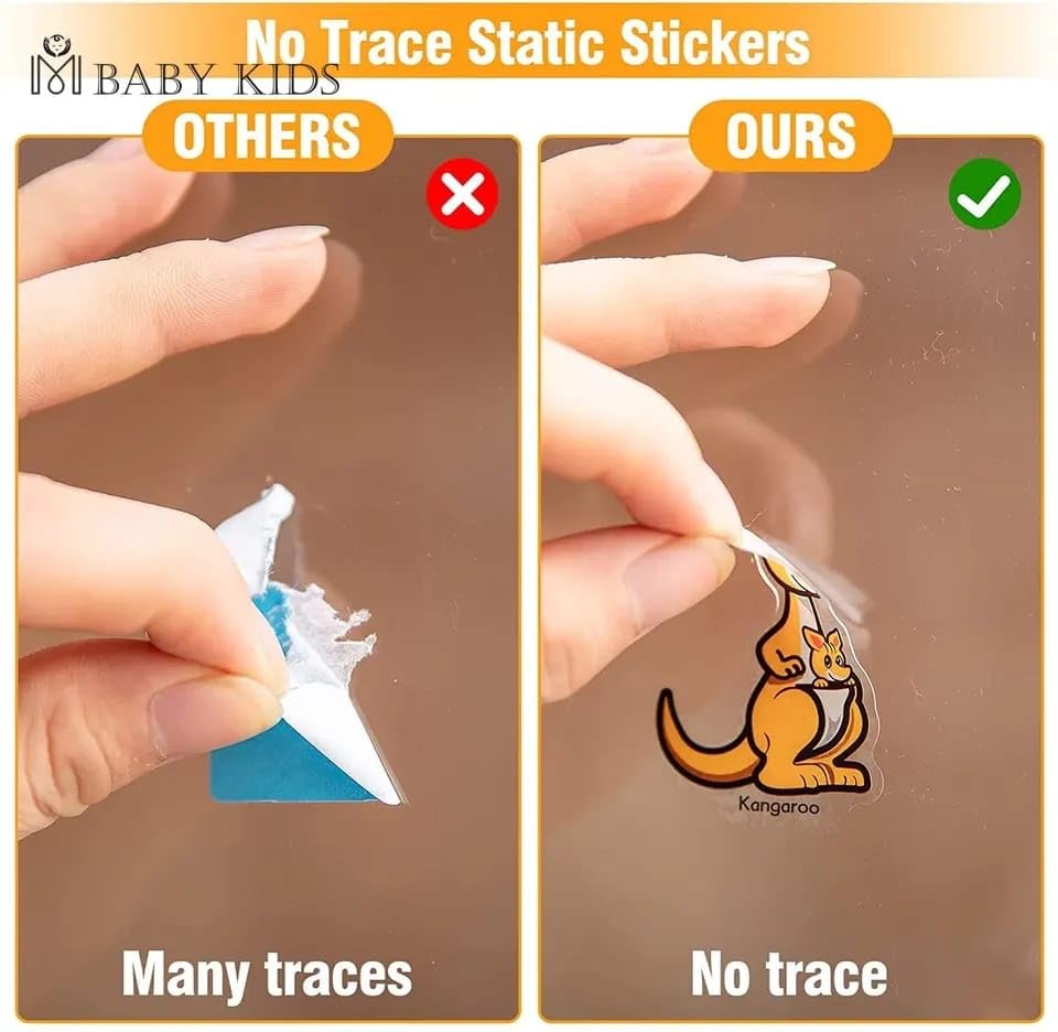 Image of Chocozone 32 Reusable Stickers Book Waterproof Stickers Toys for 2 Years Old Boys & Girls Learning Preschool Educational Book for Kids (Fairy Princess)