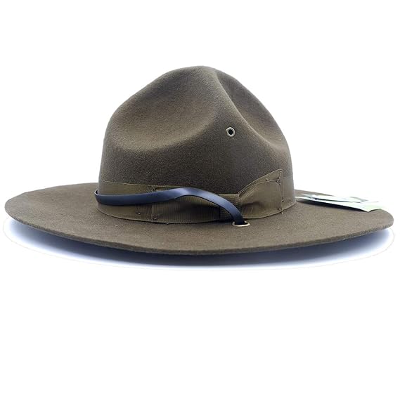 Military Campaign Hat Drill Sergeant 