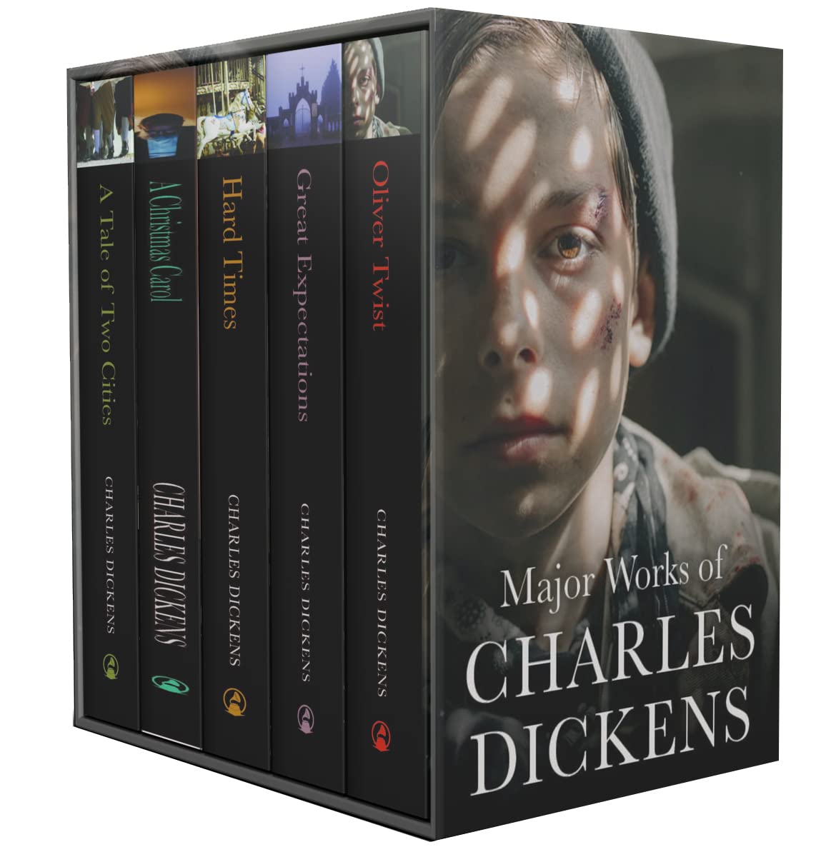 Major Works of Charles Dickens 5 Book Box (Charles Dickens Collection)