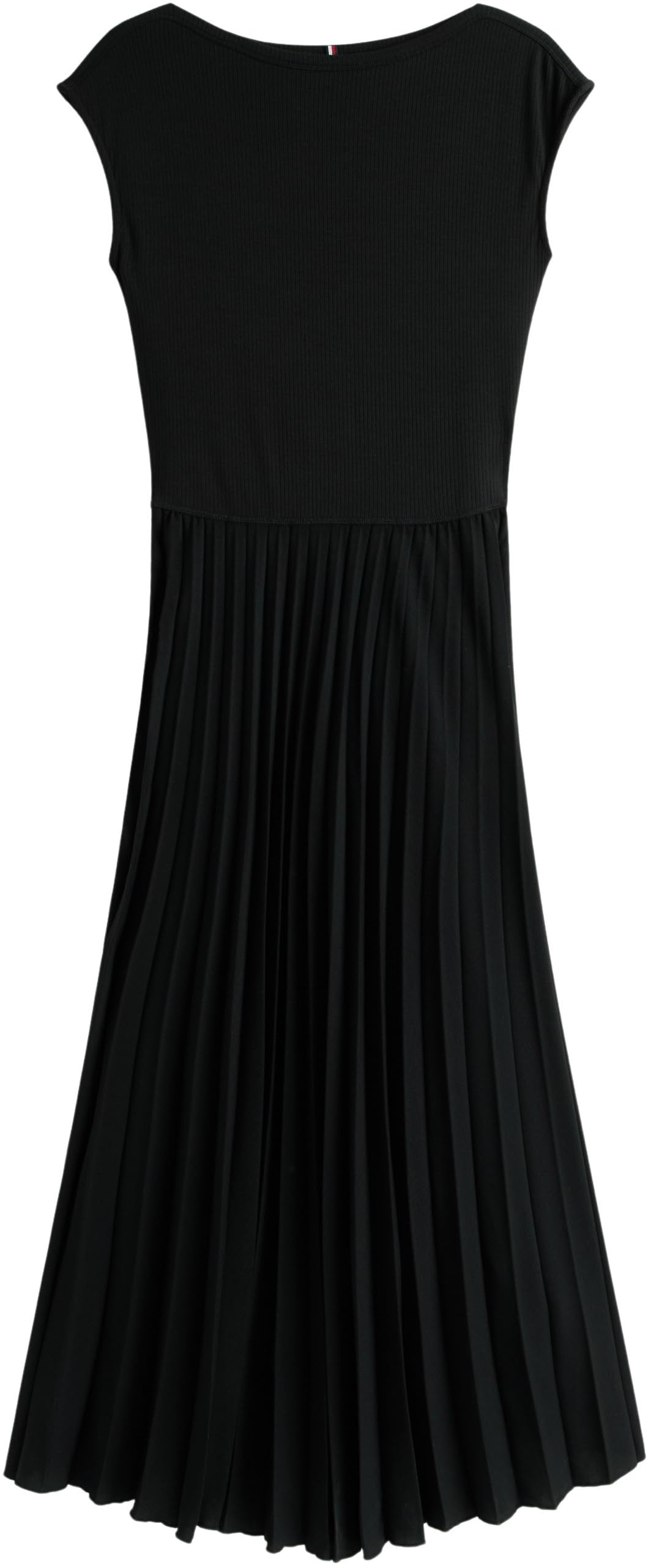 Tommy Hilfiger Damen Kleid Rib Midi Fit & Flare