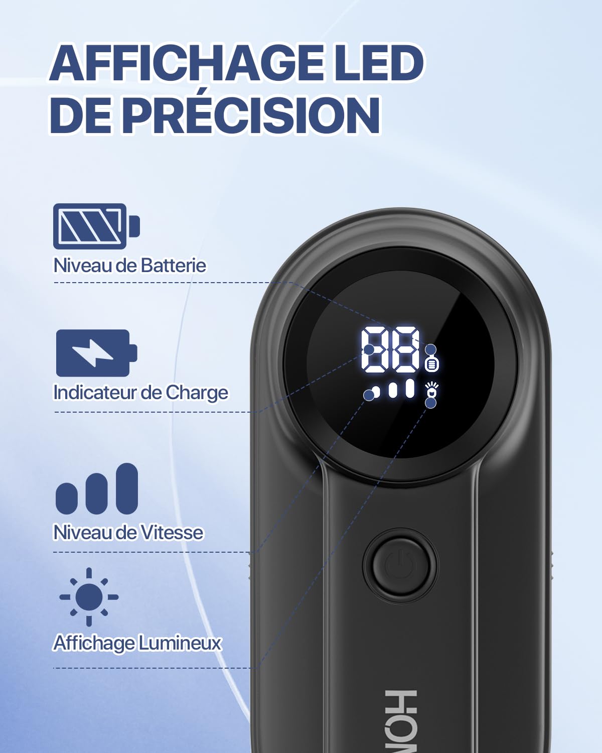 Anti Bouloche Électrique,[Écran LED&Éclairage] Homtronics Rasoir Anti Bouloche,Type-C,Tête à 6 Lames Fraise à Peluches,3 Vitesses Réglables,2000mAh,pour Laine,Vêtements,Canapés,Couvertures,Rideaux