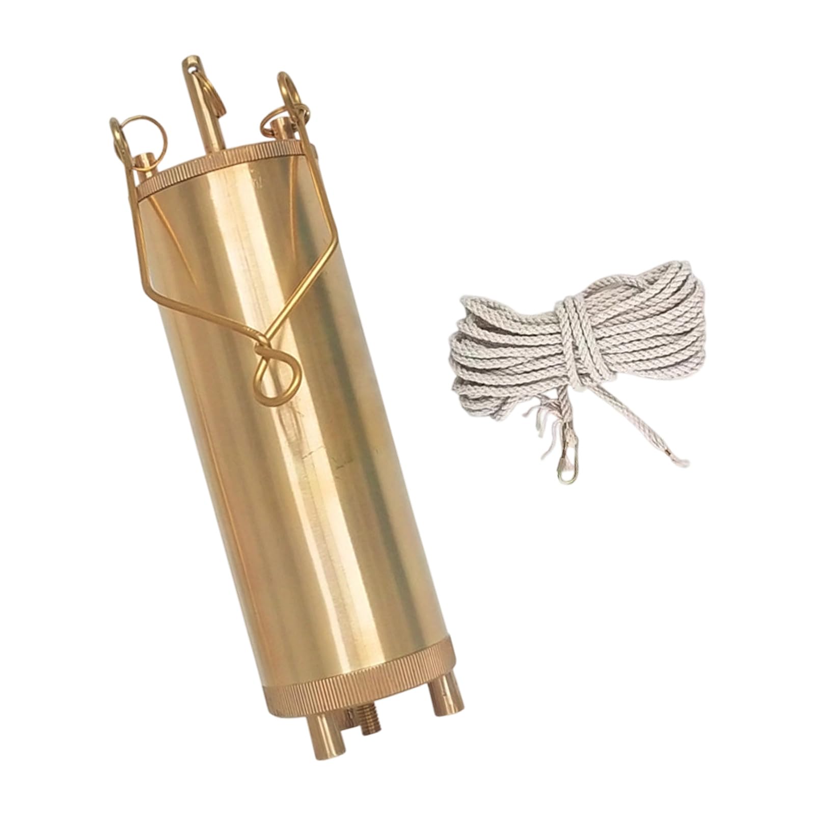 Rgybao Copper 1000Ml Accurate Oil Sampler For Bottom Sediment And Water Collection In Reservoirs Feature Copper Construction And Leak Technology Oil Sampling Container