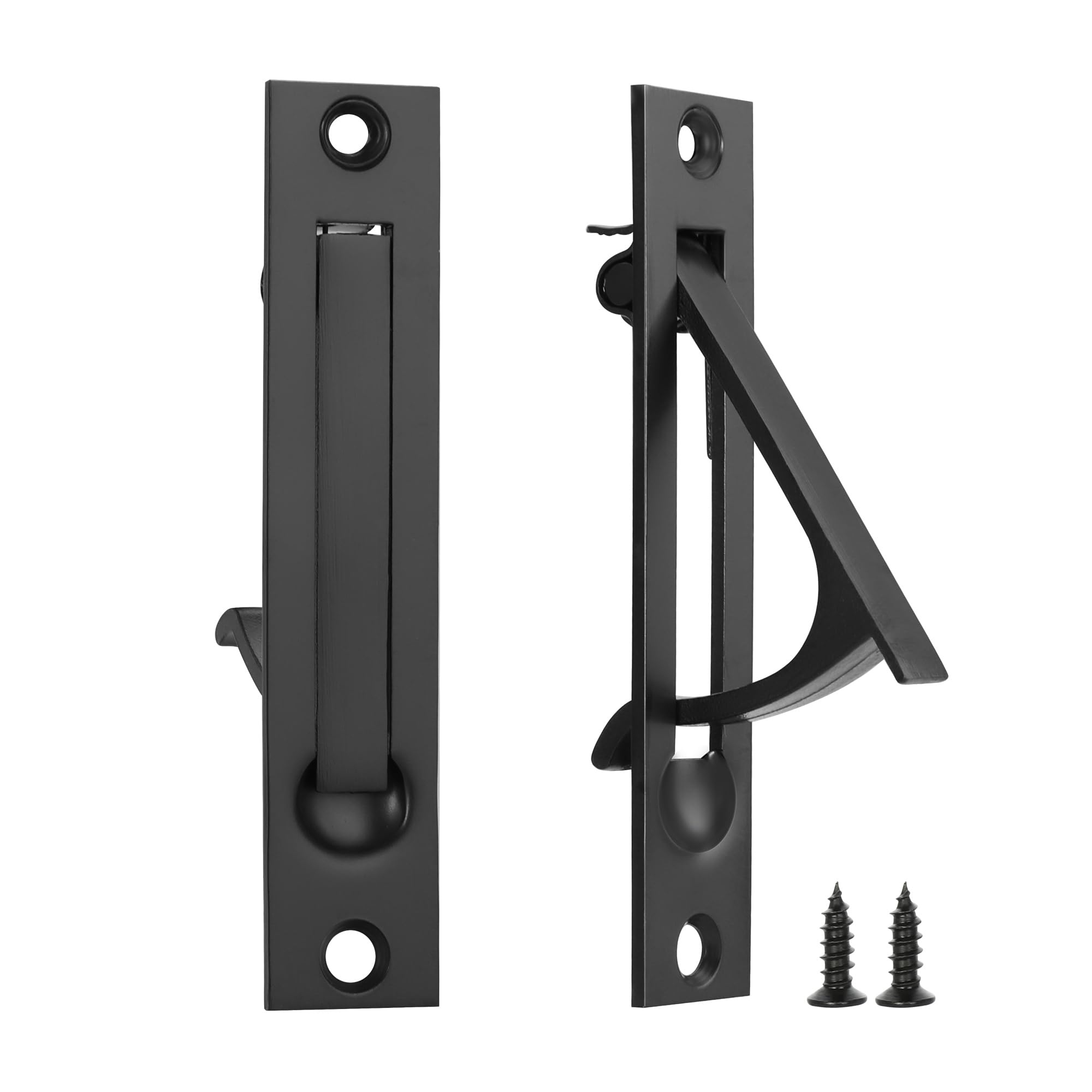 Malimali Pocket Door Pull and Edge Pull Set, Door Handle Matte Black, 3 Pcs — Amazon image 10