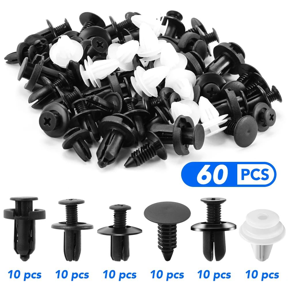 6 dimensioni 60 pezzi clip di fissaggio automatico per Subaru Outback BE BH BL BP BR BS forester SF SG SH SJ SK Exiga  34