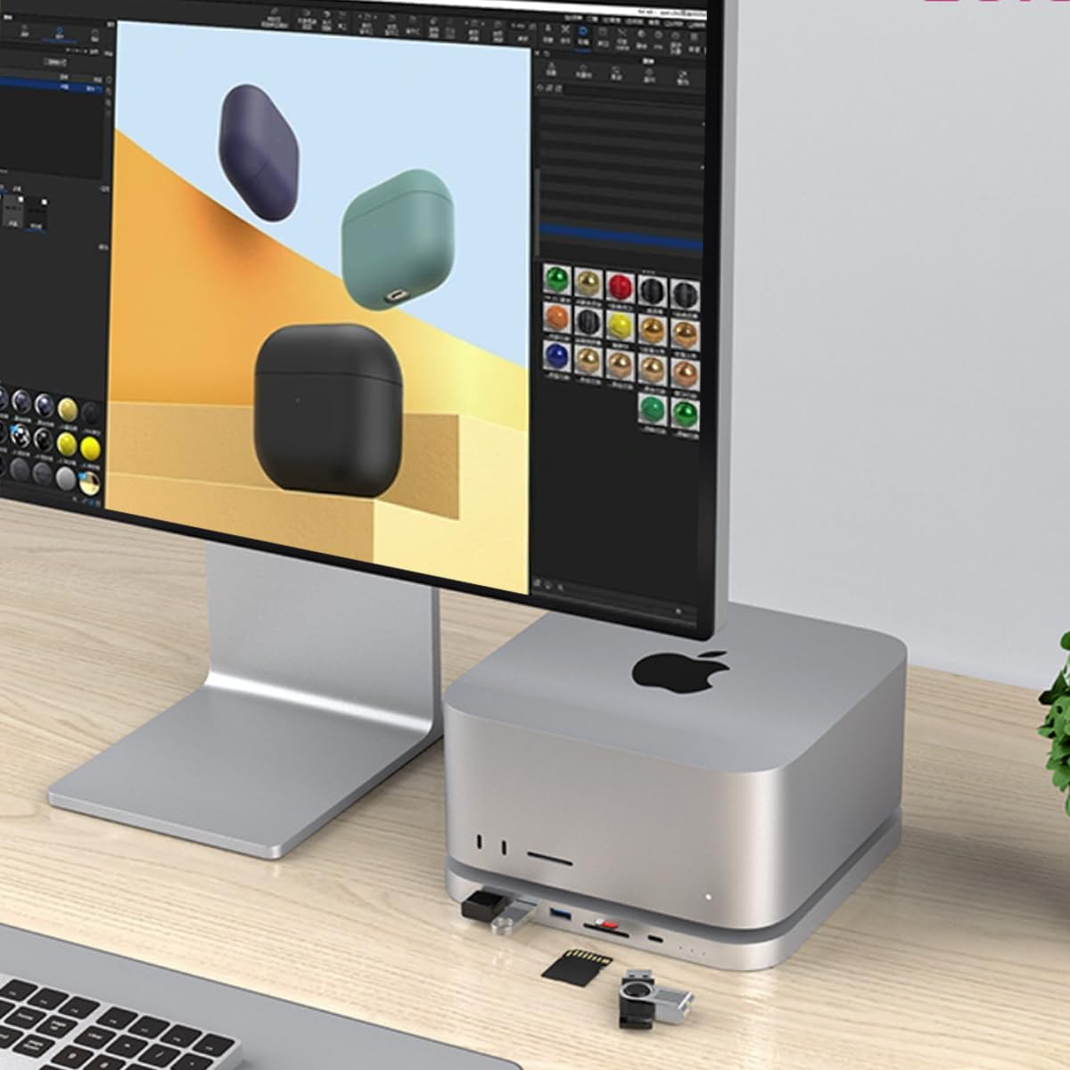 Amazon.com: Mac Mini Hub and Stand for NVME/NGFF M2.SSD and 2.5