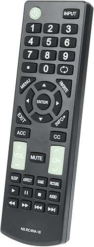 NS-RC4NA-18 - Mando a distancia compatible con Insignia TV NS-32D311NA17 NS-50D510NA17