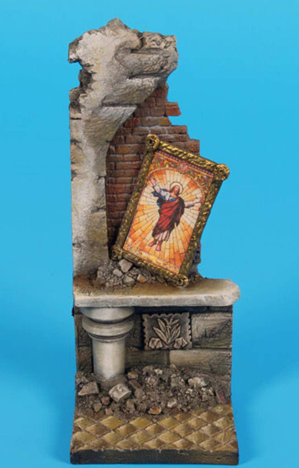 Figurine en résine kit GK miniature 125mm aux détails haut de gamme
