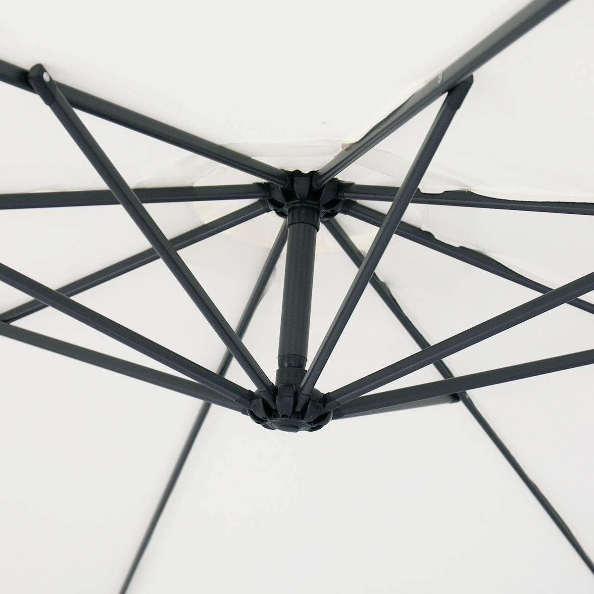 Parasol Tarasowy Parasol Plażowy Obracany O 360 Stopni, Wspornikowy, Wiszący Ogrodowy Z Bardzo Dużym Baldachimem Na Zewnątrz Zewnątrz