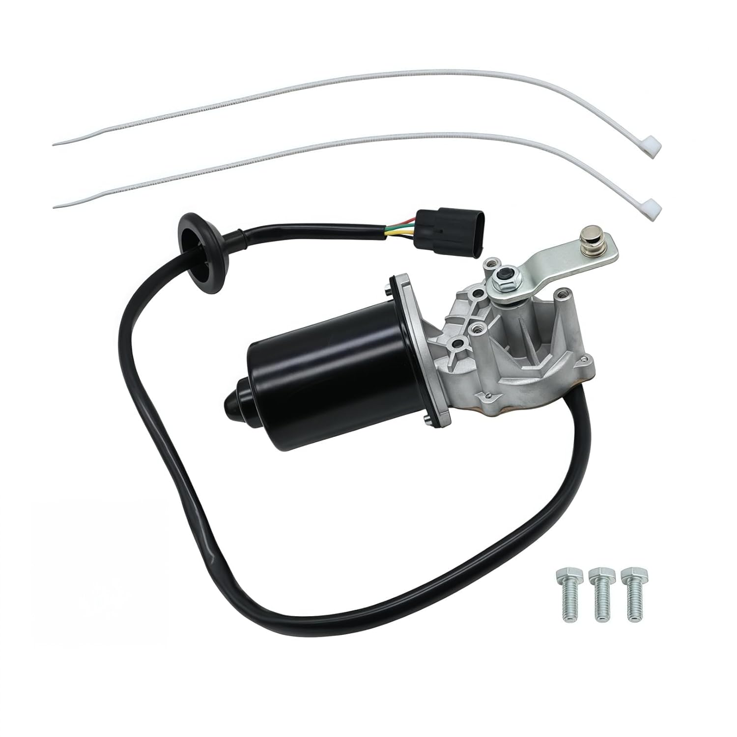 Front Windshield Wiper Motor Compatible with Colorado Canyon 2004-2012 i-280 i-350 2006 i-290 i-370 2007-2008 10379535 25809218 88958223 8889582230