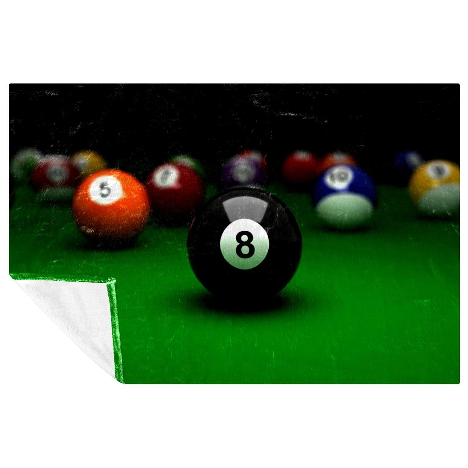 Couverture billard douce pour vos soirées télé et pique-niques en plein air