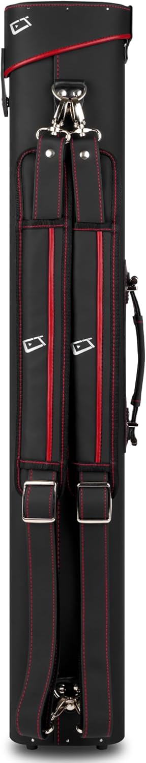 Cuetec Pro Line 95-757B 3Bx5S Black Billiards Pool Cue Case w/Shoulder Strap