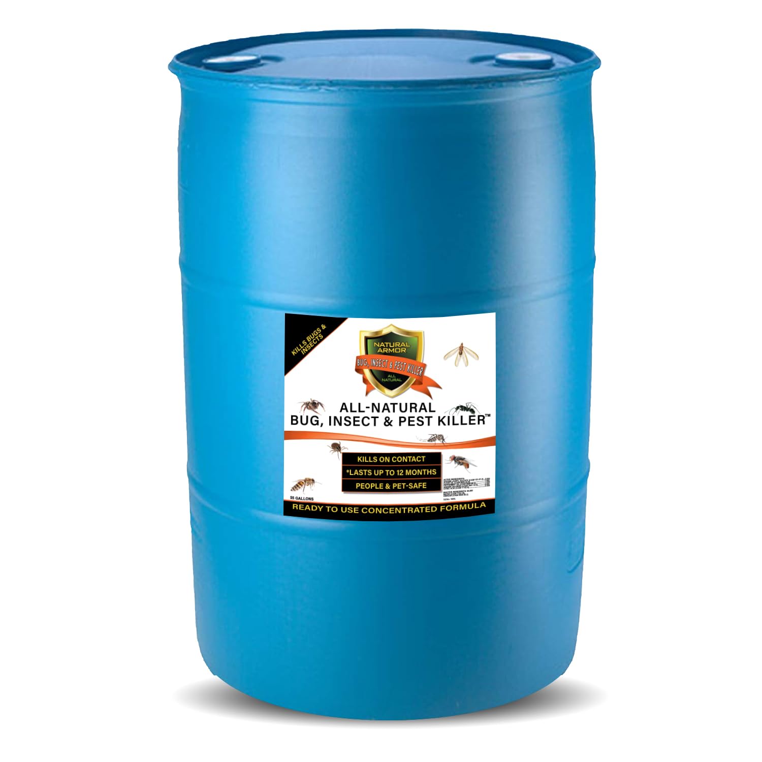 Natural Bug, Insect &amp; Pest Killer &amp; Control, 55 Gallon Drum