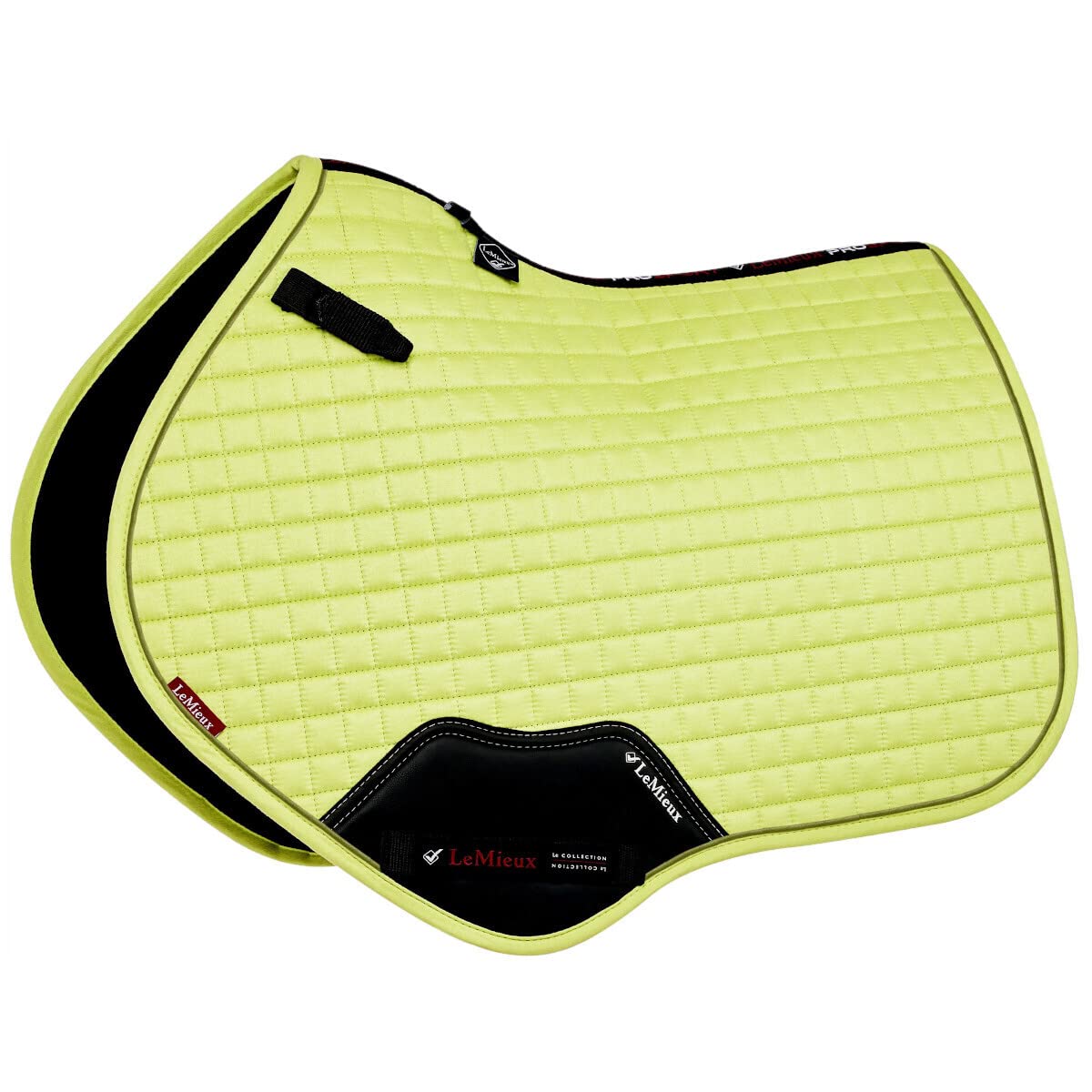 LeMieux Suede Close Contact Square Saddle Pad in Kiwi - Saddle Pads for Horses - Equestrian Riding Equipment and Accessories - Large