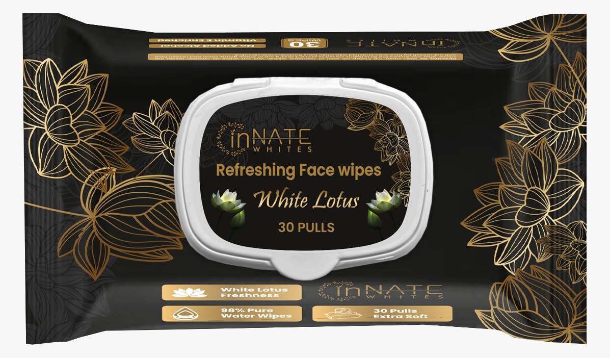 Face wipes (Pack of 3) with White Lotus fragnance each have 30 pull-image-15
