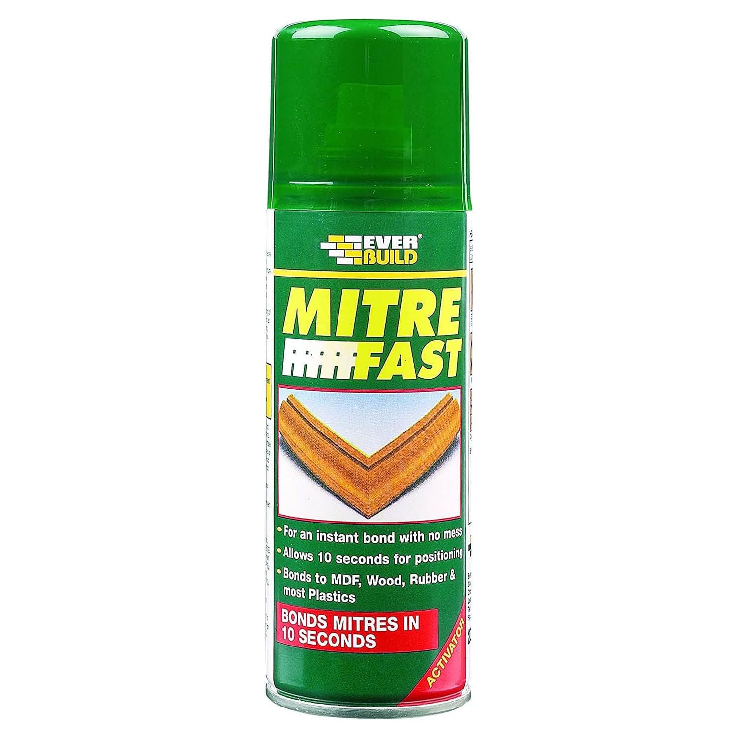 Everbuild Mitre Fast Activator – Part One Of Two Only – 200ml Activator