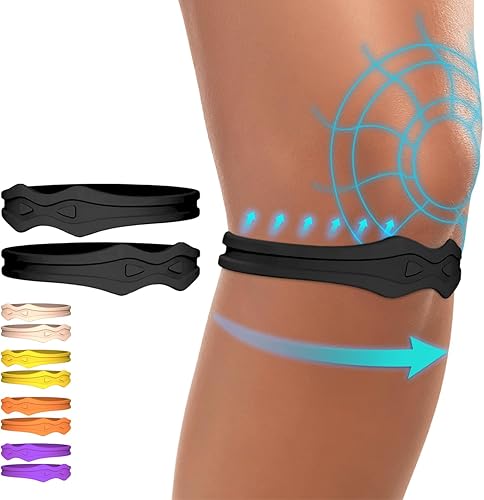 Fit Geno Rodillera de soporte de rótula rodillera para aliviar el dolor del tendón rotuliano - Rodillera para saltadores de tendinitis, correr,