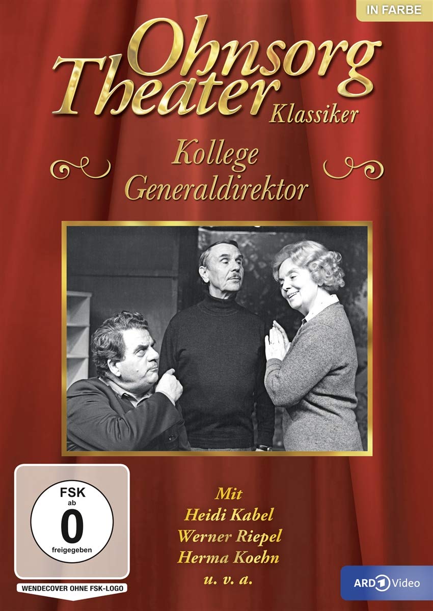 Kollege Generaldirektor DVD Ohnsorg-Theater obra clásica alemana en formato físico