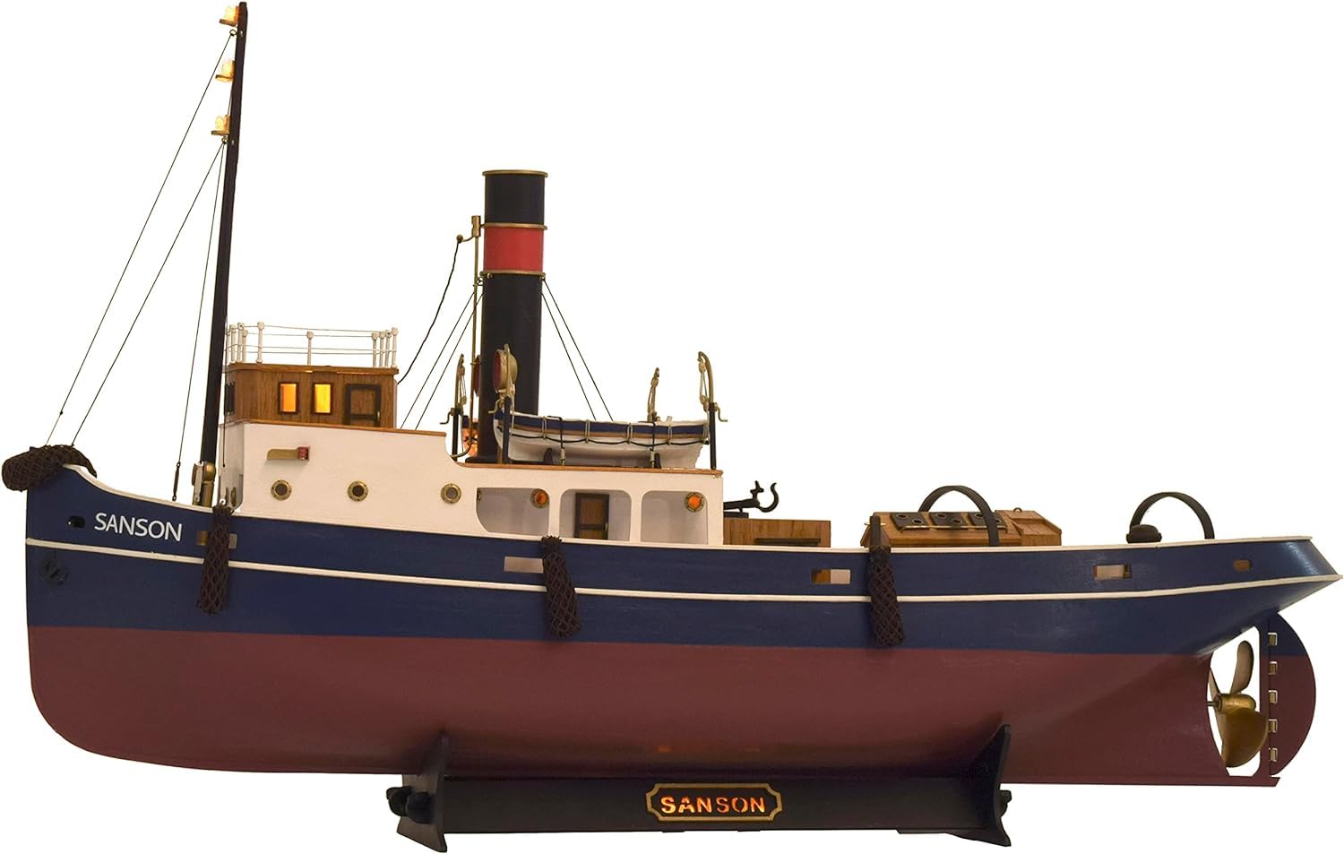 Artesanía Latina – Modellino di Nave in Legno – Rimorchiatore, Sanson - Modello 20415, Scala 1:50 – Modelli da Assemblare - Livello Medio