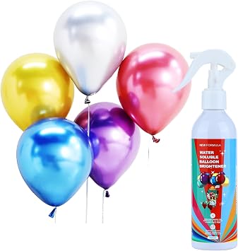 Balloon High Shine Spray-Shiny Spray for Latex Balloons-Balloon Brightener Spray for Lasting-Spray for Halloween/Birthdays/Weddings Party,Shine Balloons Spray