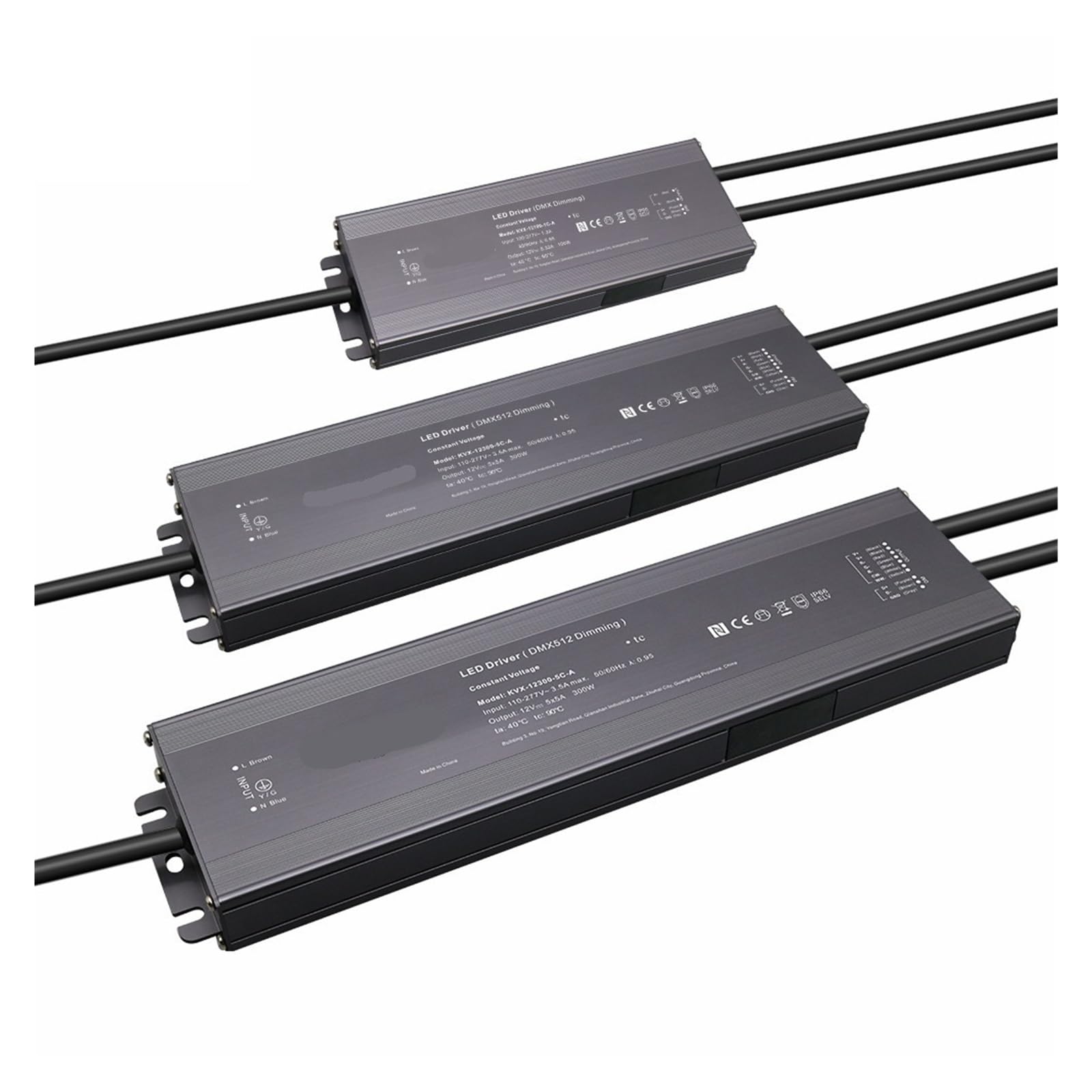 1 pz KVX-30W-120W-5C-A Alimentatore Driver LED DMX512 dimmerabile Temperatura Colore RGB Trasformatore di Controllo Magico(60W 24V CCT 2 Way)