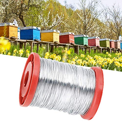 1 Rolle 0,5 mm Bienenwabe Frame Wire Eisen / Edelstahl Draht Imkerei liefert Bienenstöcke Frames Tool MEHRWEG VERPACKUNG… – Bild 5