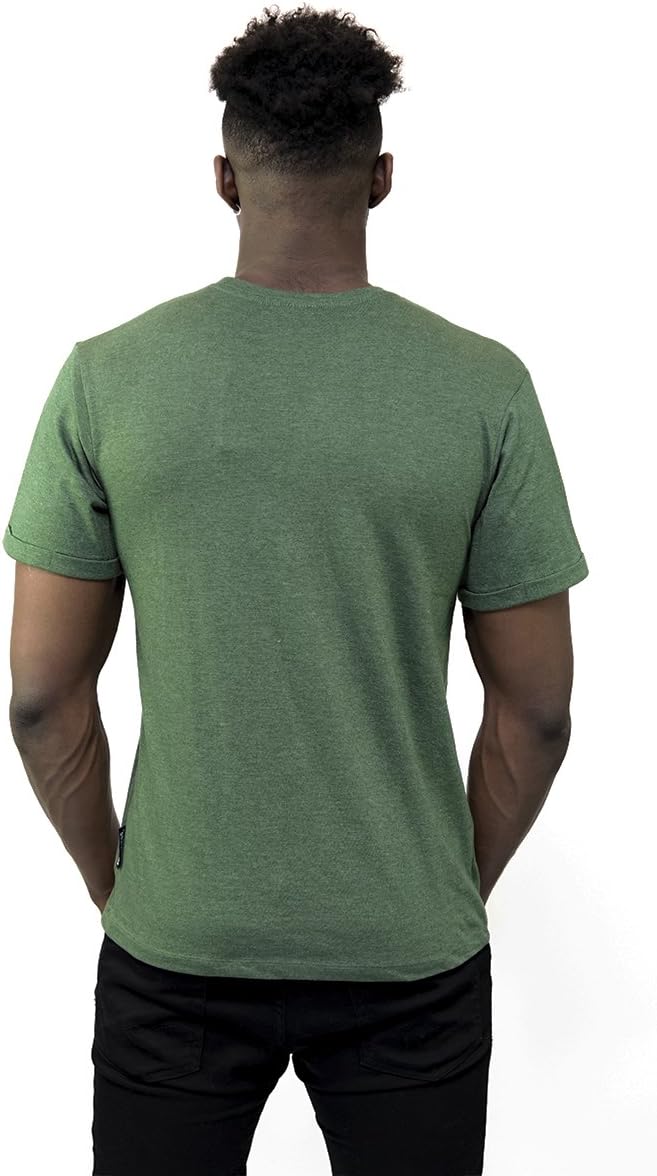 Guinness Official Merchandise Guinness Vintage Harp Label T-Shirt Green Cotton Graphic Short Sleeve Tee - Image 3