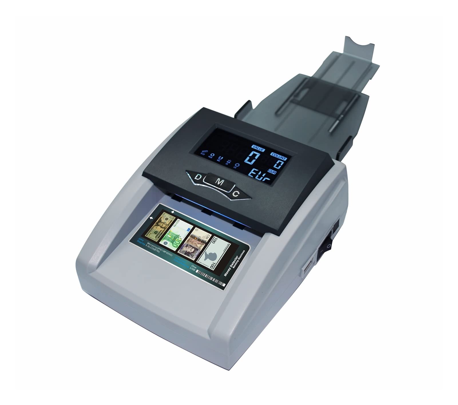 Geldzähler Mit Uv/Mg-Automatikprüfung Für Euro/GBP/Chf/Rubel/Rmb, Optional Mit Mehrwährungserkennung. Schnelle Und Einfache Bedienung.,EUR