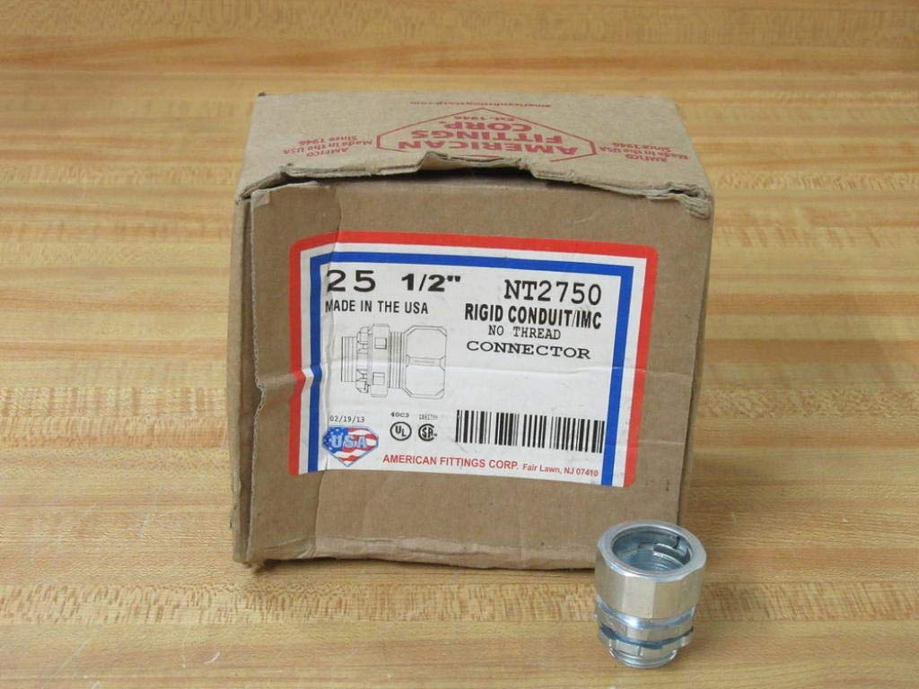 NT2750 1/2" Rigid Conduit/IMC Connector (Pack of 25)