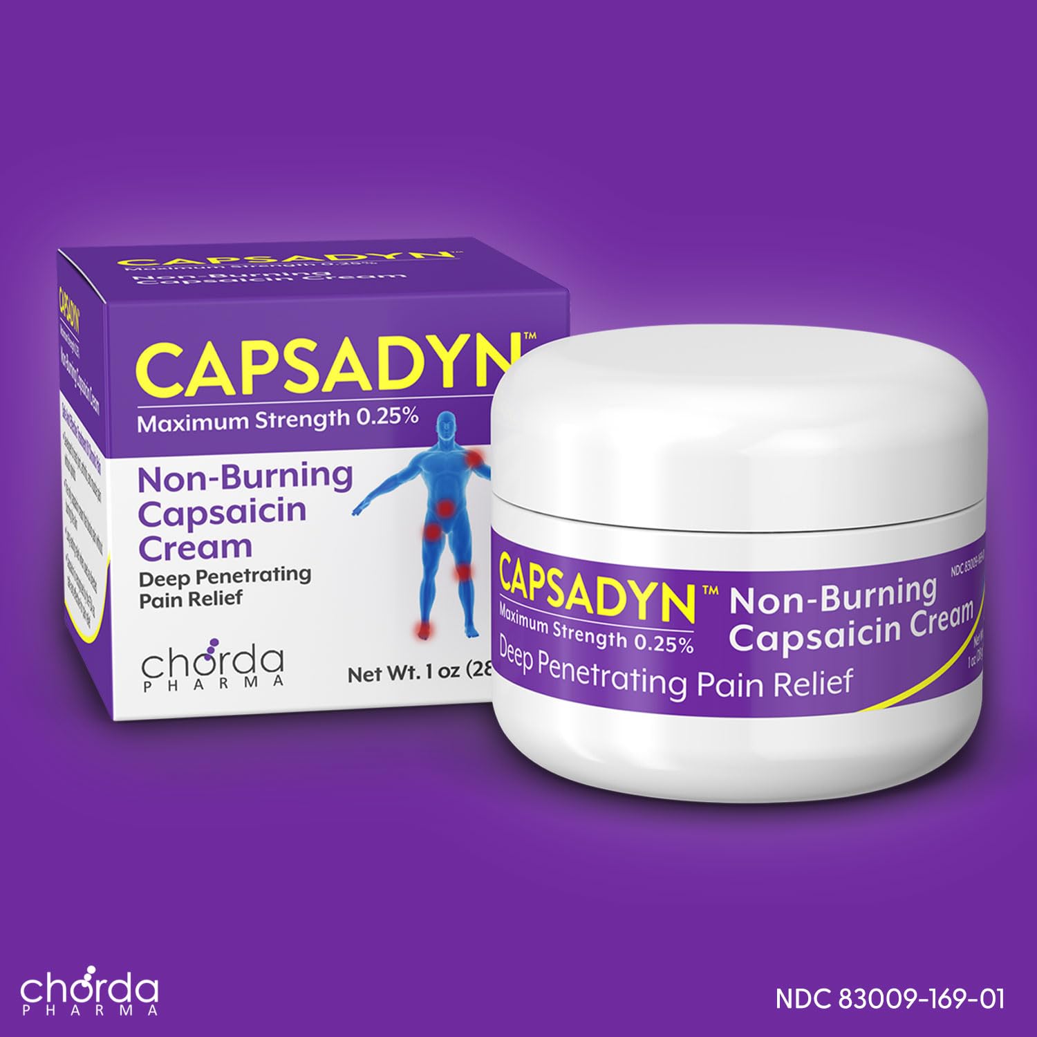Capsadyn Non-Burning Capsaicin Cream 0.25% – Patented Maximum Strength Formula for Arthritis, Back, Joint & Muscle Pain – Odorless, Fast-Absorbing, No NSAIDs — Amazon image 2