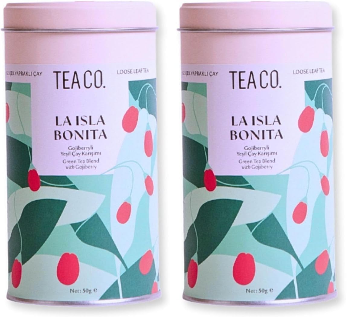 TEA CO. La isla Bonita 50gr Teneke Kutu (2 paketi)