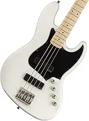 Fender Squier Por Contemporary Active Jazz Bass Hh, Maple Fingerboard, Branco Liso