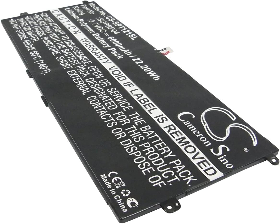 VINTRONS SGPBP04 Replacement Battery Compatible for Sony GPT121, SGPT121US/S, Tablet S,