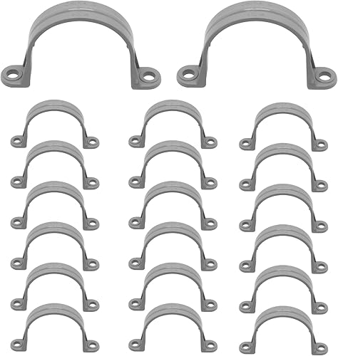 Miniatura 16 de Abrazadera de Tubo de PVC, Gris