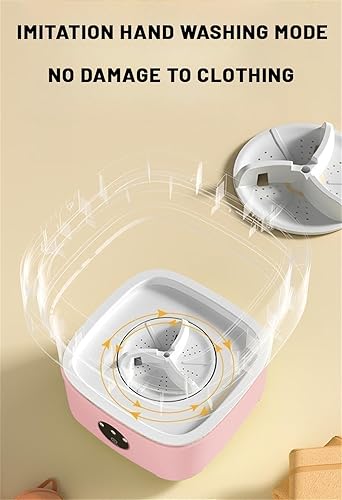 Miniatura 5 de Lavadora portátil, mini lavadora, lavadora plegable de gran capacidad mejorada de 16 litros. Limpieza profunda de ropa interior, ropa de bebé y