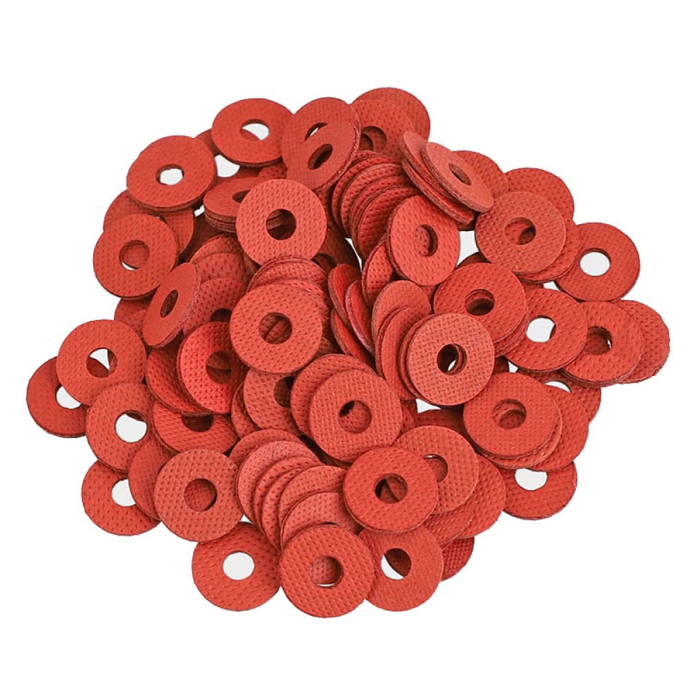 Rondelle plate isolante en fibre de papier d'acier rouge haute densité NOBRIM M2.5 à M8