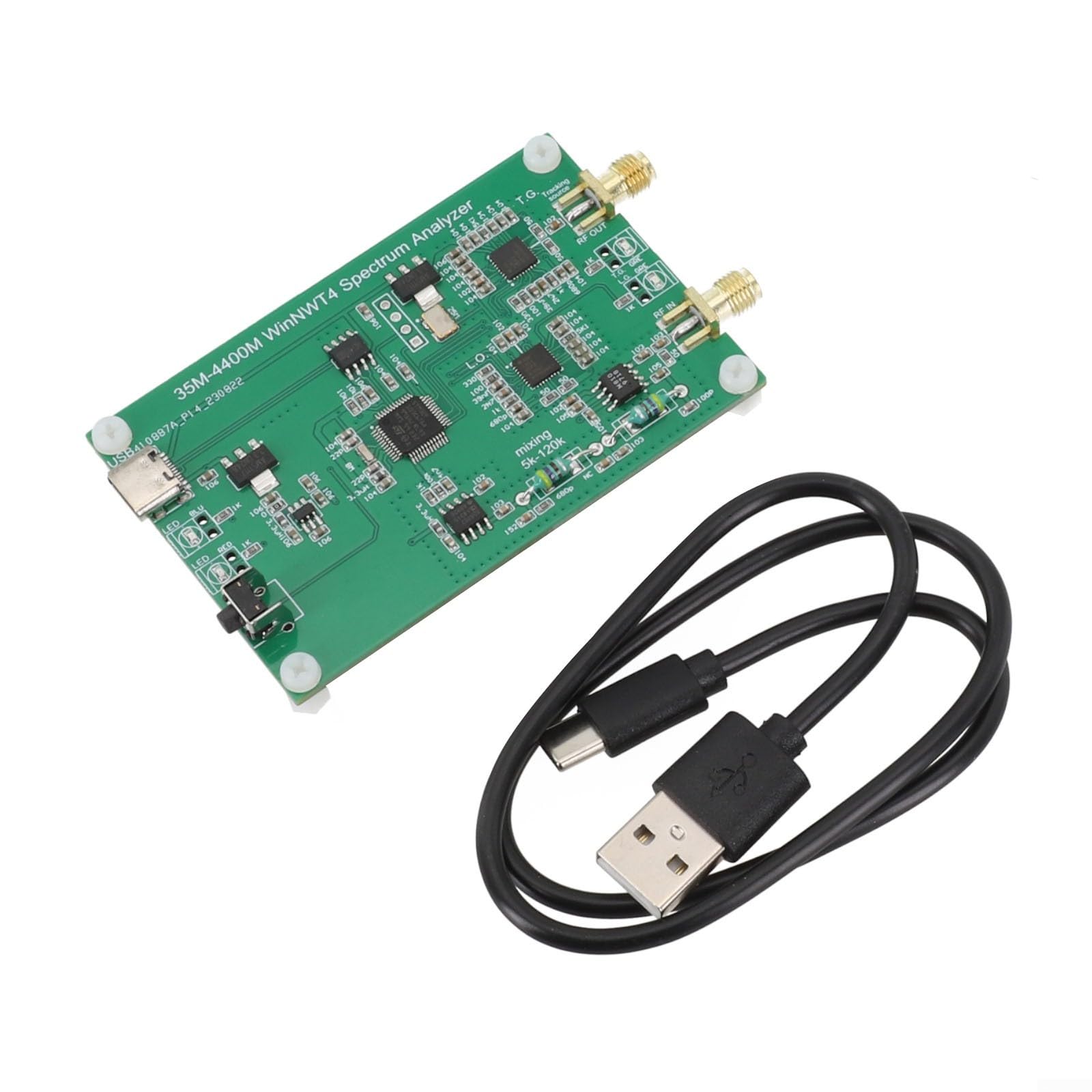 LTDZ 35M-4400M USB per modulo analizzatore SPECTRUM, con sorgente di tracciamento, sorgente di segnale RF, per analisi di dominio di frequenza, comunicazione seriale, supporto software WinNWT4