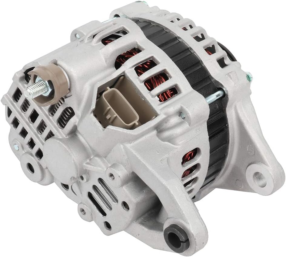 SCITOO Alternator Fits for Mitsubishi for Eclipse 2000-2005,for Mitsubishi for Galant 1999,for Mitsubishi for Mirage 2000-2002- 12V 90Amp CW S5 Pulley Class, Replace OE 13840 13840N