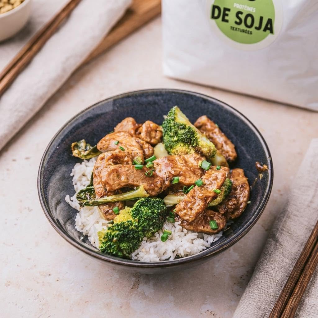 Protéines de Soja Texturées - Émincés - 4kg - PST - Sans OGM - Alternative Végétale Riche en Protéines - Idéal Cuisine Healthy, Sport, Meal Prep, Émincés Végétaux Sans Viande - Hello Veggie